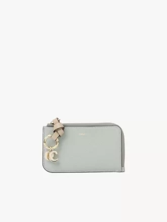 Portefeuille Alphabet en cuir grainé