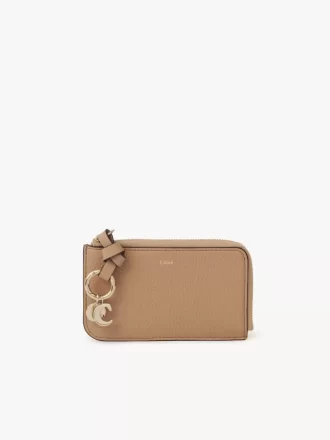 Portefeuille Alphabet en cuir grainé