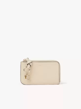 Portefeuille Alphabet en cuir grainé
