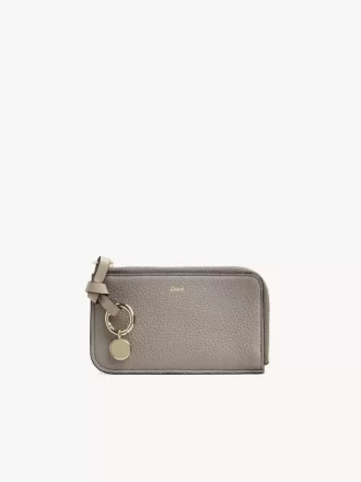 Portefeuille Alphabet en cuir grainé