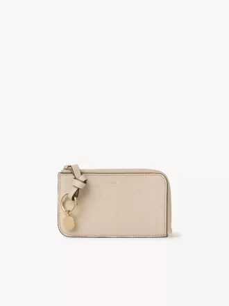 Portefeuille Alphabet en cuir grainé