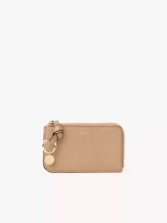 Portefeuille Alphabet en cuir grainé