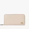 Portefeuille long zippé Chloé Iconic en cuir brillant