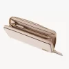 Portefeuille long zippé Chloé Iconic en cuir brillant