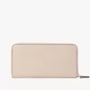 Portefeuille long zippé Chloé Iconic en cuir brillant