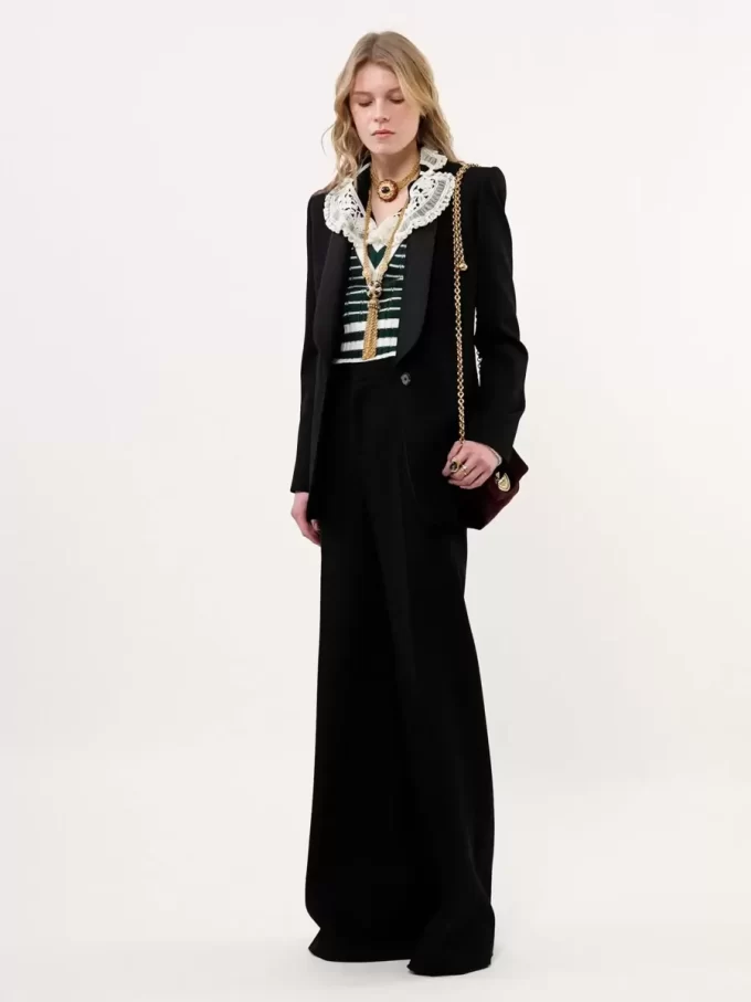 Veste de smoking en laine grain de poudre Veste de smoking en laine grain de poudre