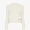 Pull ajusté en maille laine et cachemire Pull ajusté en maille laine et cachemire