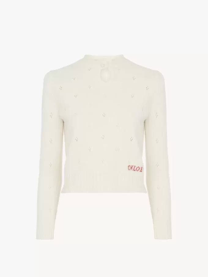 Pull ajusté en maille laine et cachemire Pull ajusté en maille laine et cachemire