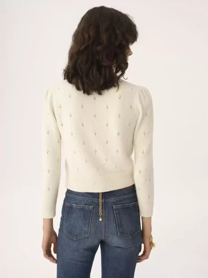 Pull ajusté en maille laine et cachemire Pull ajusté en maille laine et cachemire