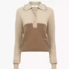 Pull col en maille laine et cachemire Pull col en maille laine et cachemire