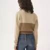 Pull col en maille laine et cachemire Pull col en maille laine et cachemire