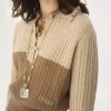 Pull col en maille laine et cachemire Pull col en maille laine et cachemire