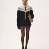 Pull logo en maille laine et cachemire Pull logo en maille laine et cachemire