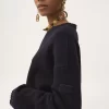 Pull logo en maille laine et cachemire Pull logo en maille laine et cachemire
