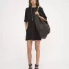Robe cape courte en crêpe de viscose Robe cape courte en crêpe de viscose