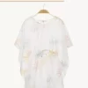 Robe de plage à manches courtes