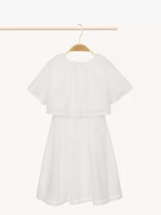 Robe longue à manches courtes