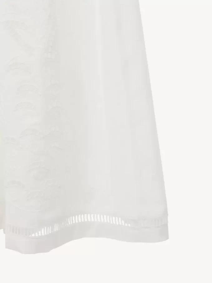 Robe longue à manches courtes