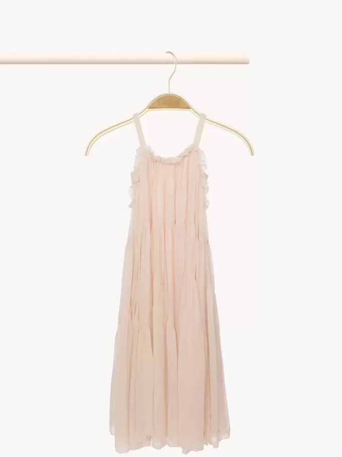 Robe longue sans manches