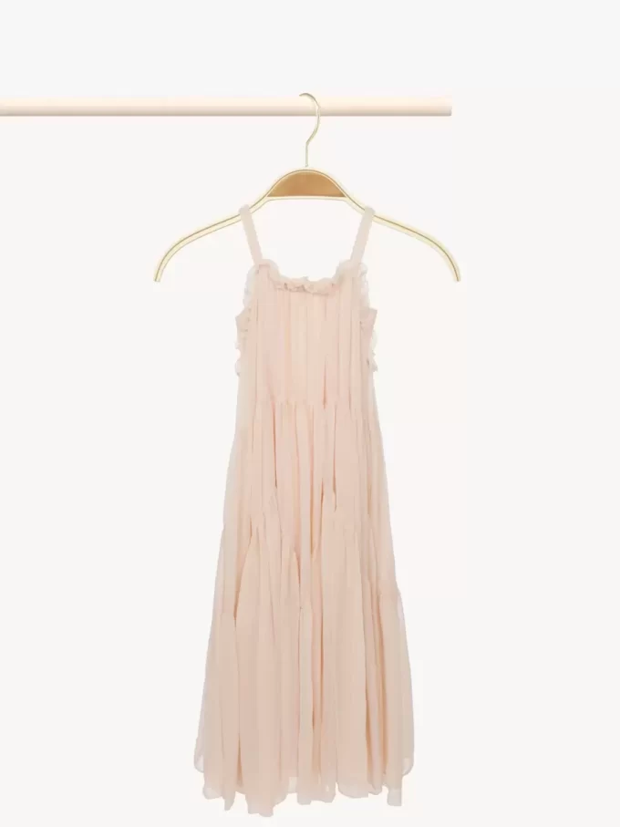 Robe longue sans manches