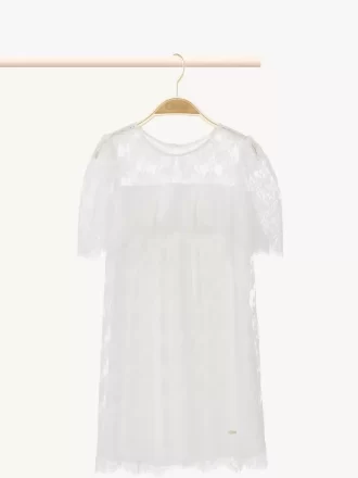 Robe à manches courtes