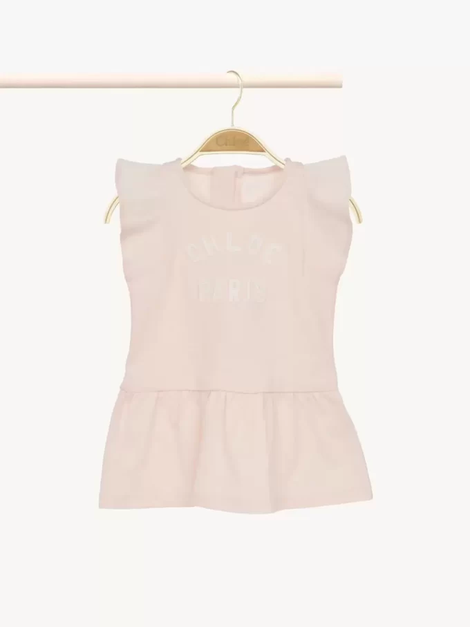 Robe à manches courtes