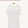 Robe à manches courtes