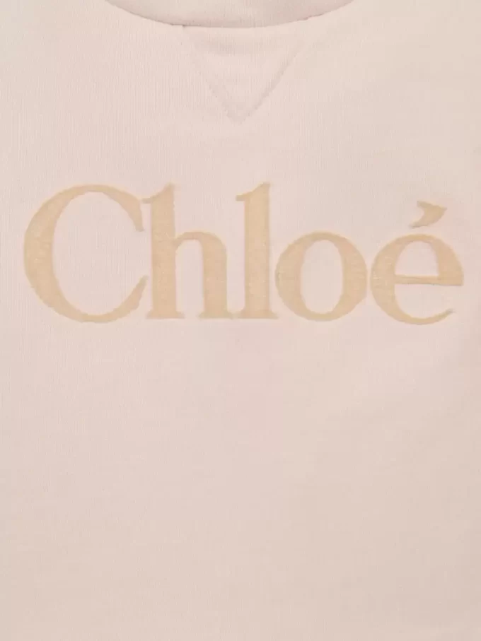 Robe à manches longues avec logo pour enfant Robe à manches longues avec logo pour enfant