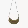 Sac banane bandoulière en cuir grainé Sac banane bandoulière en cuir grainé