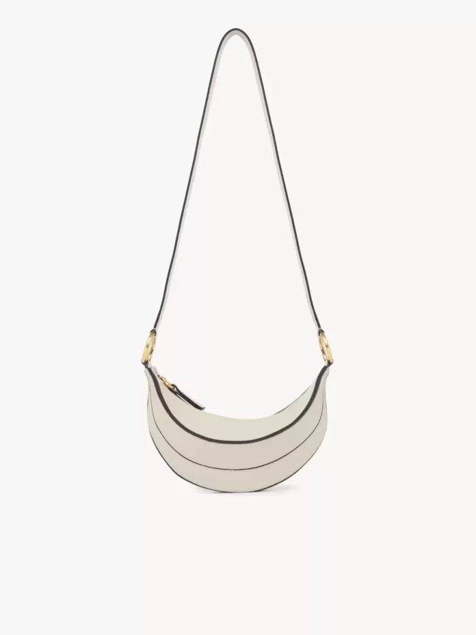 Sac banane bandoulière en cuir grainé Sac banane bandoulière en cuir grainé