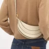 Sac banane bandoulière en cuir grainé Sac banane bandoulière en cuir grainé