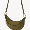 Sac banane bandoulière en cuir grainé Sac banane bandoulière en cuir grainé
