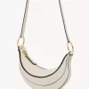 Sac banane bandoulière en cuir grainé Sac banane bandoulière en cuir grainé