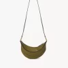 Sac banane bandoulière en cuir grainé Sac banane bandoulière en cuir grainé
