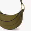 Sac banane bandoulière en cuir grainé Sac banane bandoulière en cuir grainé