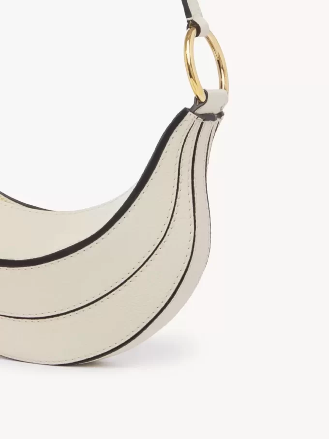 Sac banane bandoulière en cuir grainé Sac banane bandoulière en cuir grainé