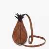 Sac bandoulière ananas en cuir grainé