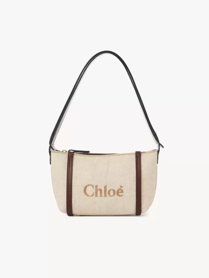 Sac bandoulière Chloé Carry en raphia Sac bandoulière Chloé Carry en raphia