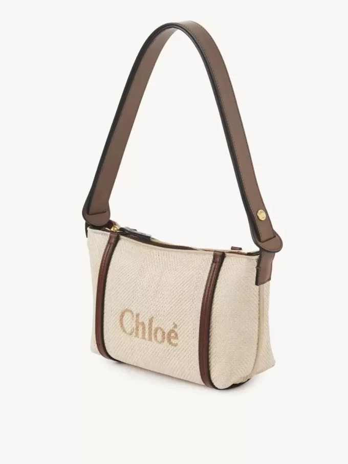 Sac bandoulière Chloé Carry en raphia Sac bandoulière Chloé Carry en raphia