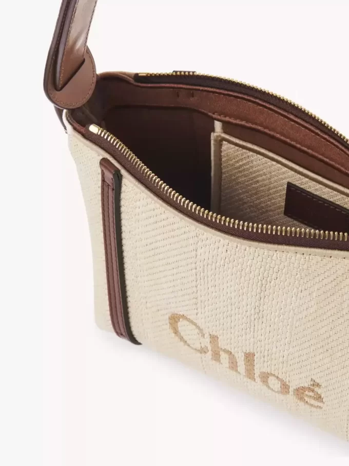 Sac bandoulière Chloé Carry en raphia Sac bandoulière Chloé Carry en raphia