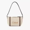 Sac bandoulière Chloé Carry en raphia Sac bandoulière Chloé Carry en raphia