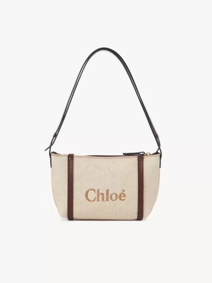 Sac bandoulière Chloé Carry en raphia Sac bandoulière Chloé Carry en raphia