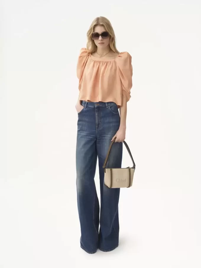 Sac bandoulière Chloé Carry en toile Sac bandoulière Chloé Carry en toile