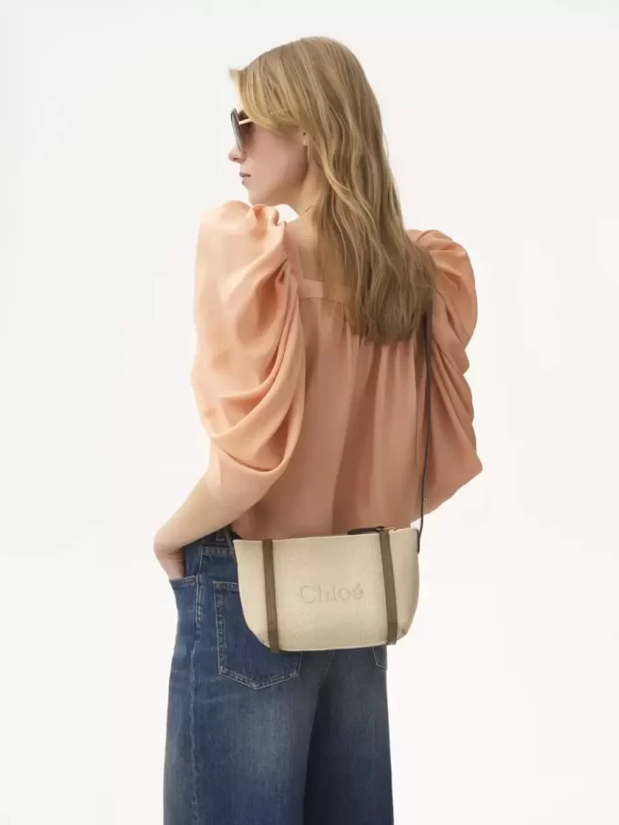 Sac bandoulière Chloé Carry en toile Sac bandoulière Chloé Carry en toile
