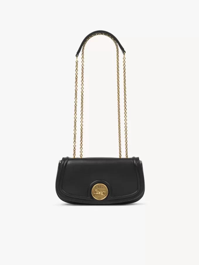 Sac bandoulière Horse Medal en cuir grainé