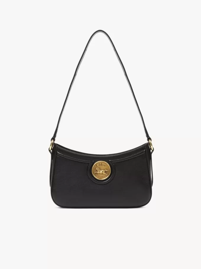 Sac bandoulière Horse Medal en cuir grainé