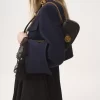 Sac bandoulière Horse Medal en cuir grainé
