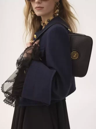 Sac bandoulière Horse Medal en cuir grainé