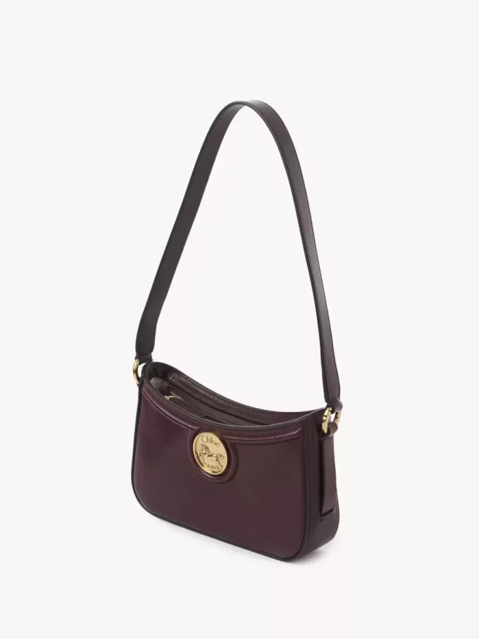 Sac bandoulière Horse Medal en cuir grainé