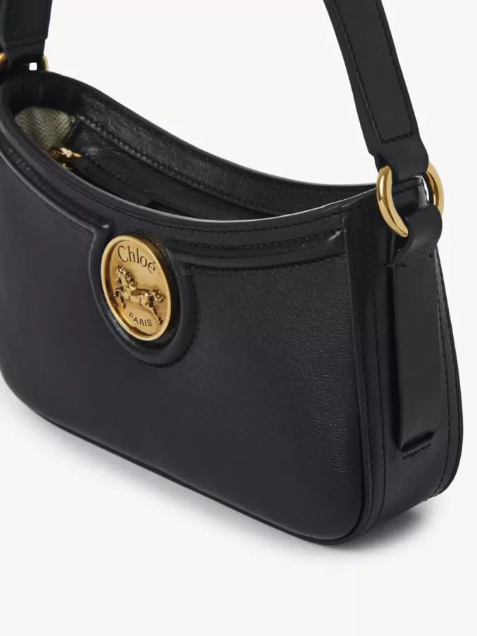 Sac bandoulière Horse Medal en cuir grainé